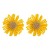 Bohemia wind earrings handmade weave silver ear stud fresh flowers sweet Earring