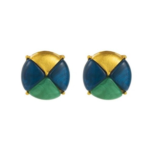 occidental style retro Alloy hollow carving silver ear stud woman samll exaggerating medium wind