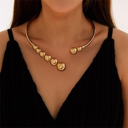 occidental style exaggerating fashion Pearl necklace brief all-Purpose samll g..