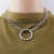 occidental style necklace  punk Alloy Peach heart chain necklace woman  brief all-Purpose sweat
