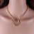 occidental style necklace  punk Alloy Peach heart chain necklace woman  brief all-Purpose sweat