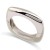  occidental style brief fashion personality temperament square surface Metal textured opening bangle