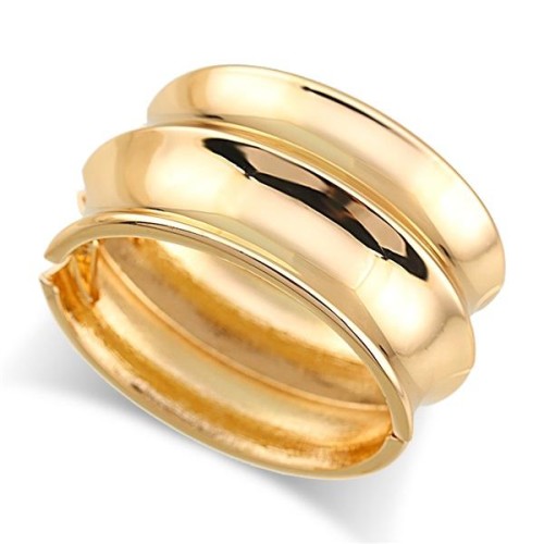  occidental style fashion brief wind Metal surface Alloy opening bangle fashion