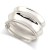  occidental style fashion brief wind Metal surface Alloy opening bangle fashion