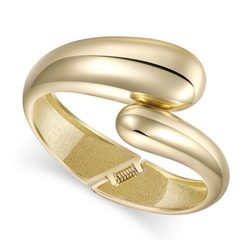 fashion occidental styleins wind drop surface bangle  double color splice Alloy wind