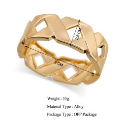 fashion Alloy surface bangle woman  fashion  occidental style personality saml..