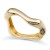 samll bangle  classic wave geometry woman  fashion asymmetry