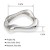 samll bangle  classic wave geometry woman  fashion asymmetry