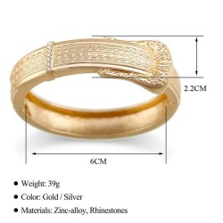 Business wind bangle  textured Alloy  fashion temperament