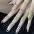 jennie same styleblackink ring woman Korea trend