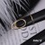 jennie same styleblackink ring woman Korea trend