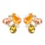 fashion colorful diamond earrings occidental style ear stud woman fully-jewelled flowers Bohemian style