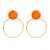  occidental style earrings Round Alloy ear stud woman Bohemian styleearrings