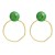  occidental style earrings Round Alloy ear stud woman Bohemian styleearrings