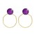 occidental style earrings Round Alloy ear stud woman Bohemian styleearrings