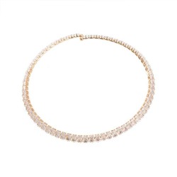 zircon Collar super occidental style exaggerating necklace lady trend banquet ..