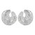spring Alloy earrings occidental style ear stud lady Round Metal Earringearrings