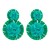 occidental style Round flowers earrings small fresh temperament ear stud wind high all-Purpose Earring
