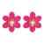 occidental style fashion handmade weave flowers earrings wind Alloy diamond Pearl flower ear stud Earring