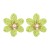 occidental style fashion handmade weave flowers earrings wind Alloy diamond Pearl flower ear stud Earring