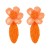 fashion Bohemia handmade earrings woman spring colorful flowers temperament samll all-Purpose Earring