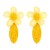 fashion Bohemia handmade earrings woman spring colorful flowers temperament samll all-Purpose Earring