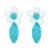 fashion Bohemia handmade earrings woman spring colorful flowers temperament samll all-Purpose Earring