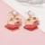 personality creative diamond lovely enamel Earring imitate Pearl fashion eyes samll earring