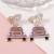  lovely diamond samll Earring   fully-jewelled fresh bow earring fashion samll style