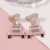  lovely diamond samll Earring   fully-jewelled fresh bow earring fashion samll style
