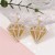 fashion samll diamond geometry diamond Modeling Earring fresh wind color Optional imitate Pearl earring