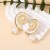  fashion wind imitate Pearl Earring   retro temperament brief all-Purpose summer day wind earring