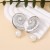  fashion wind imitate Pearl Earring   retro temperament brief all-Purpose summer day wind earring