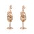 occidental style retro imitate Pearl embed Rhinestone Modeling fashion temperament high earrings