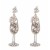 occidental style retro imitate Pearl embed Rhinestone Modeling fashion temperament high earrings