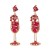 occidental style retro imitate Pearl embed Rhinestone Modeling fashion temperament high earrings