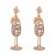 occidental style retro imitate Pearl embed Rhinestone Modeling fashion temperament high earrings