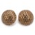 occidental style exaggerating Round diamond Alloy earrings retro temperament personality creative big ear stud