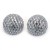 occidental style exaggerating Round diamond Alloy earrings retro temperament personality creative big ear stud