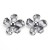 fashion personality occidental style exaggerating gold flowers Alloy earrings retro temperament wind ear stud 