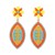 occidental style fashion Alloy Olives fully-jewelled earring super Earring summer sport wind earrings