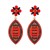 occidental style fashion Alloy Olives fully-jewelled earring super Earring summer sport wind earrings
