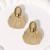 occidental style stainless steel ear stud personality brief high Earring color wind titanium steel ear stud