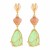 spring occidental style earrings woman trend Alloy multilayer resin earring Bohemian style exaggerating