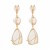 spring occidental style earrings woman trend Alloy multilayer resin earring Bohemian style exaggerating