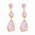 spring occidental style earrings woman trend Alloy multilayer resin earring Bohemian style exaggerating