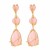 spring occidental style earrings woman trend Alloy multilayer resin earring Bohemian style exaggerating