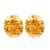 spring Alloy earrings occidental style Earring lady trend exaggerating flower surface Metal ear stud