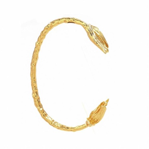 spring occidental style bangle tulip flowers Alloy woman trend exaggerating Metal