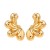 spring Alloy earrings occidental style Earring lady trend surface Metal flowers ear studearrings
